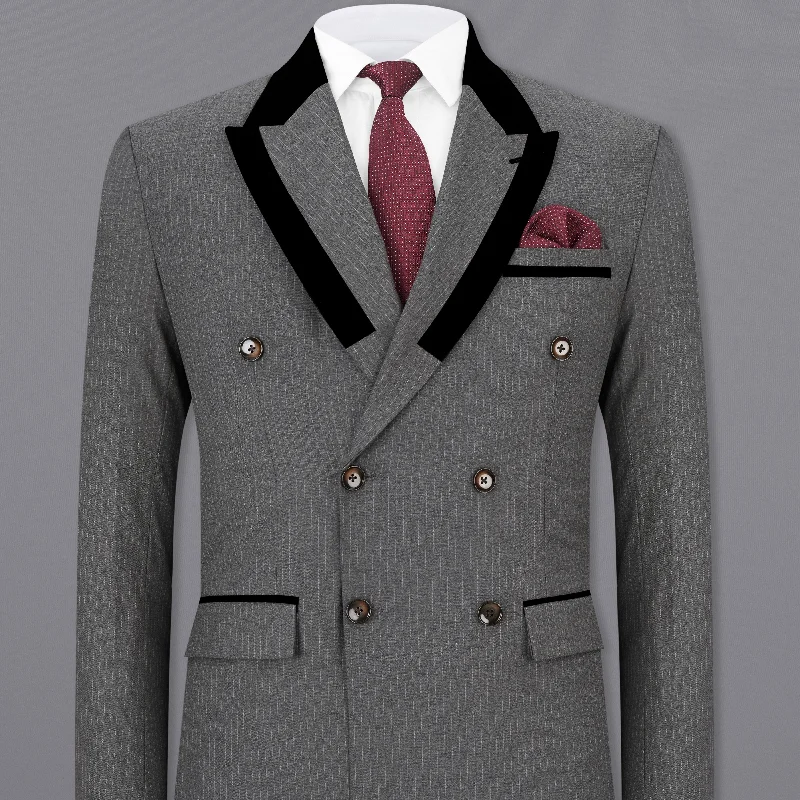 Shop online now for exclusive savings on men’s clothing. Ironside Gray Striped Double Breasted Designer Blazer Shop online now for exclusive savings on men’s clothing. Ironside Gray Striped Double Breasted Designer Blazer