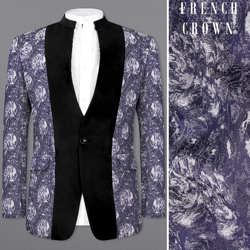Men’s wardrobe essentials now at unbeatable prices. Jade Black with Gun Powder Blue Jacquard Textured Designer Blazer Men’s wardrobe essentials now at unbeatable prices. Jade Black with Gun Powder Blue Jacquard Textured Designer Blazer
