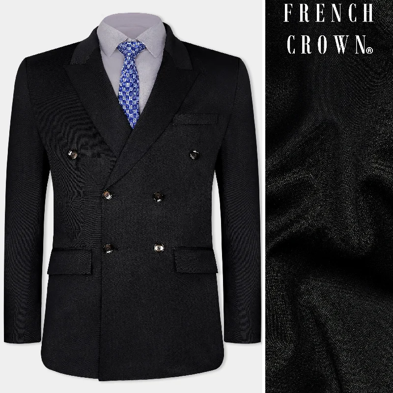 Shop trendy clothing at amazing prices – exclusive deals! Jade Black Wool Rich Double Breasted Blazer Shop trendy clothing at amazing prices – exclusive deals! Jade Black Wool Rich Double Breasted Blazer