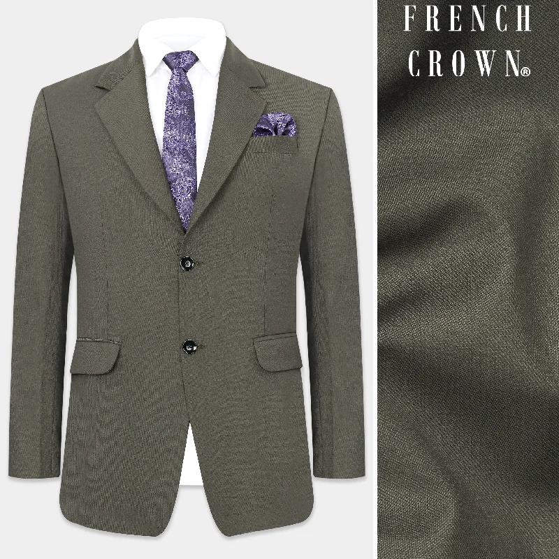 Upgrade your look with stylish, affordable men’s clothing. Kelp Gray Single Breasted Blazer Upgrade your look with stylish, affordable men’s clothing. Kelp Gray Single Breasted Blazer