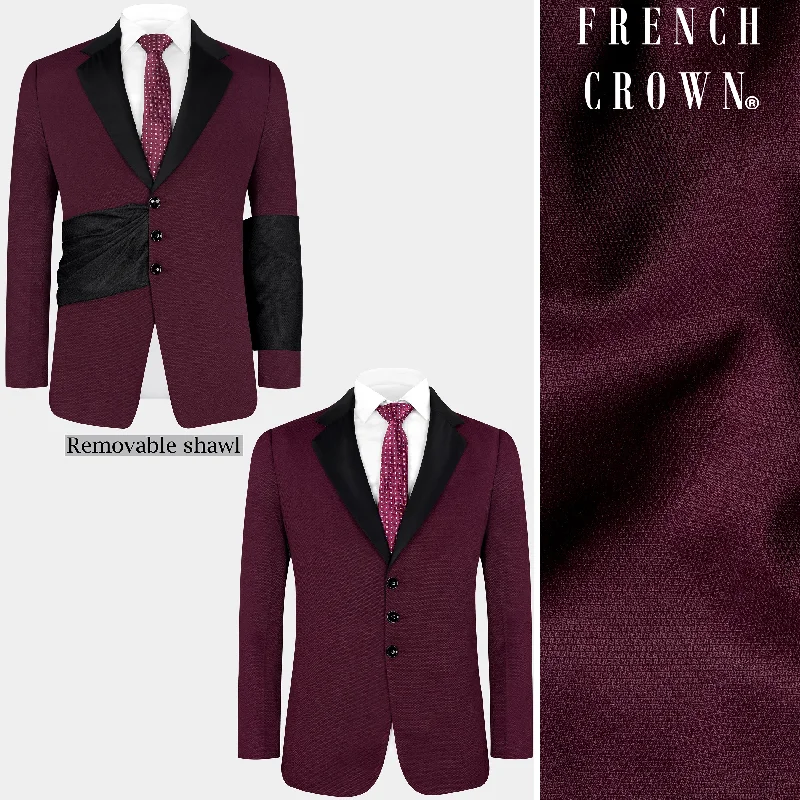 Hurry, the best clothing deals won’t last – Shop now for major savings. Magenta Maroon Wool Rich Designer Tuxedo Blazer Hurry, the best clothing deals won’t last – Shop now for major savings. Magenta Maroon Wool Rich Designer Tuxedo Blazer