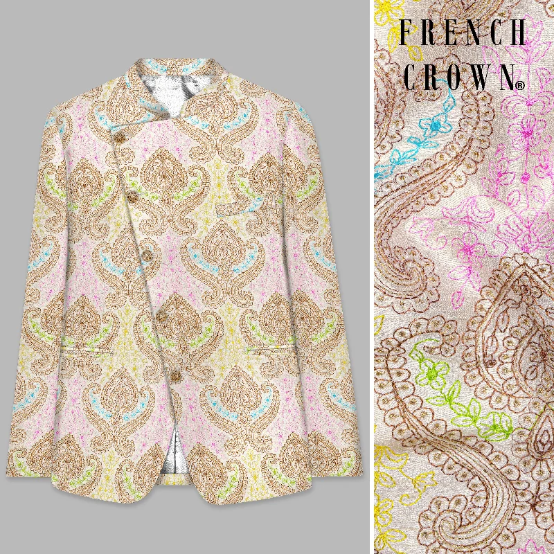 Get 25% off select men’s clothing when you shop online! Neon Fuchsia Pink And Starship Yellow MultiColour Embroidered Cross Placket Bandhgala Jodhpuri Get 25% off select men’s clothing when you shop online! Neon Fuchsia Pink And Starship Yellow MultiColour Embroidered Cross Placket Bandhgala Jodhpuri
