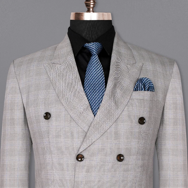 Unbeatable discounts on top-selling apparel – Only available online. Nobel Grey Subtle Plaid Double-Breasted Wool Rich Blazer Unbeatable discounts on top-selling apparel – Only available online. Nobel Grey Subtle Plaid Double-Breasted Wool Rich Blazer