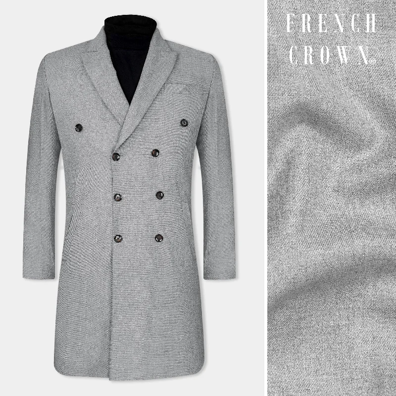 Shop fashion favorites at discounted prices – Limited time offer. Pale Slate Gray Tweed Trench Coat Shop fashion favorites at discounted prices – Limited time offer. Pale Slate Gray Tweed Trench Coat