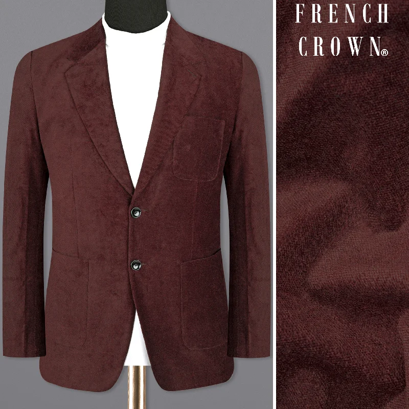 Save more with bundle deals on men’s fashion items. Persian Plum velvet Designer Sports Blazer Save more with bundle deals on men’s fashion items. Persian Plum velvet Designer Sports Blazer