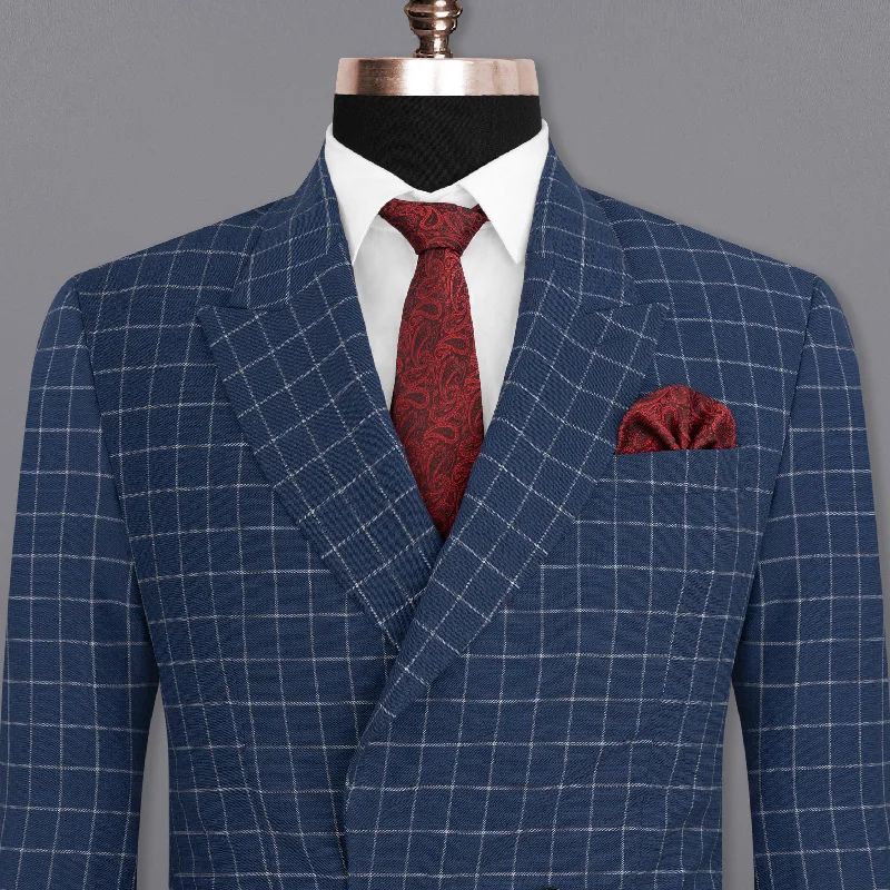 Exclusive deals on men’s fashion – Shop now and save big! Rhino Blue Super fine Checkered Double Breasted Premium Cotton Blazer Exclusive deals on men’s fashion – Shop now and save big! Rhino Blue Super fine Checkered Double Breasted Premium Cotton Blazer