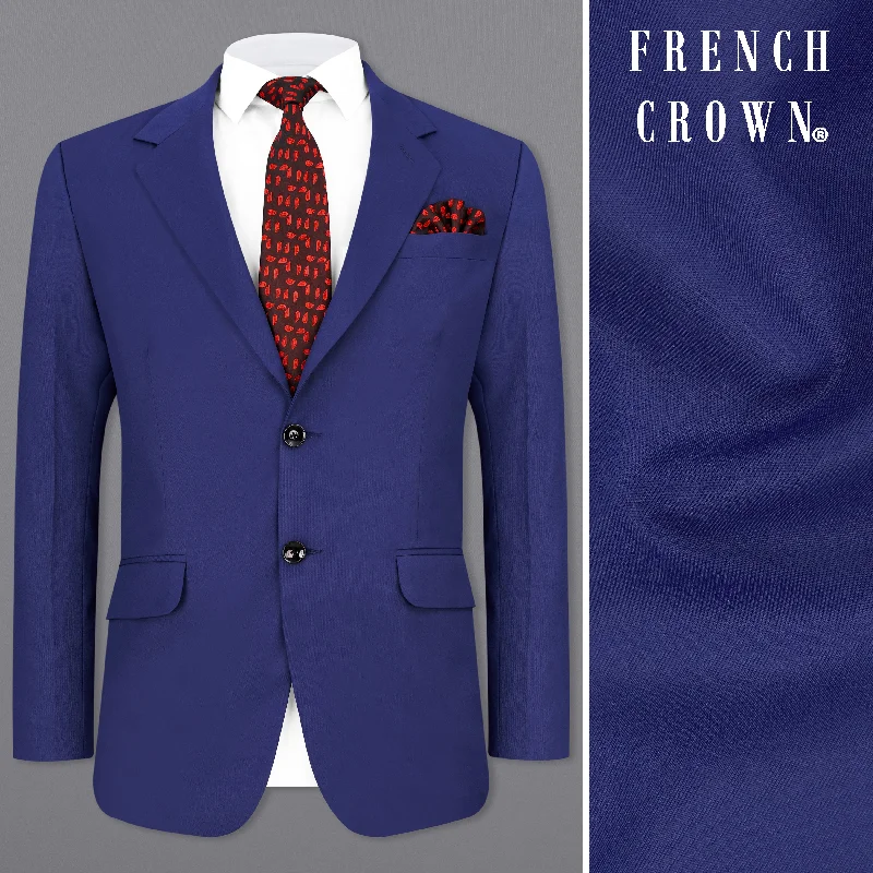 Shop exclusive offers on men’sapparel   Royal Blue Single Breasted Blazer