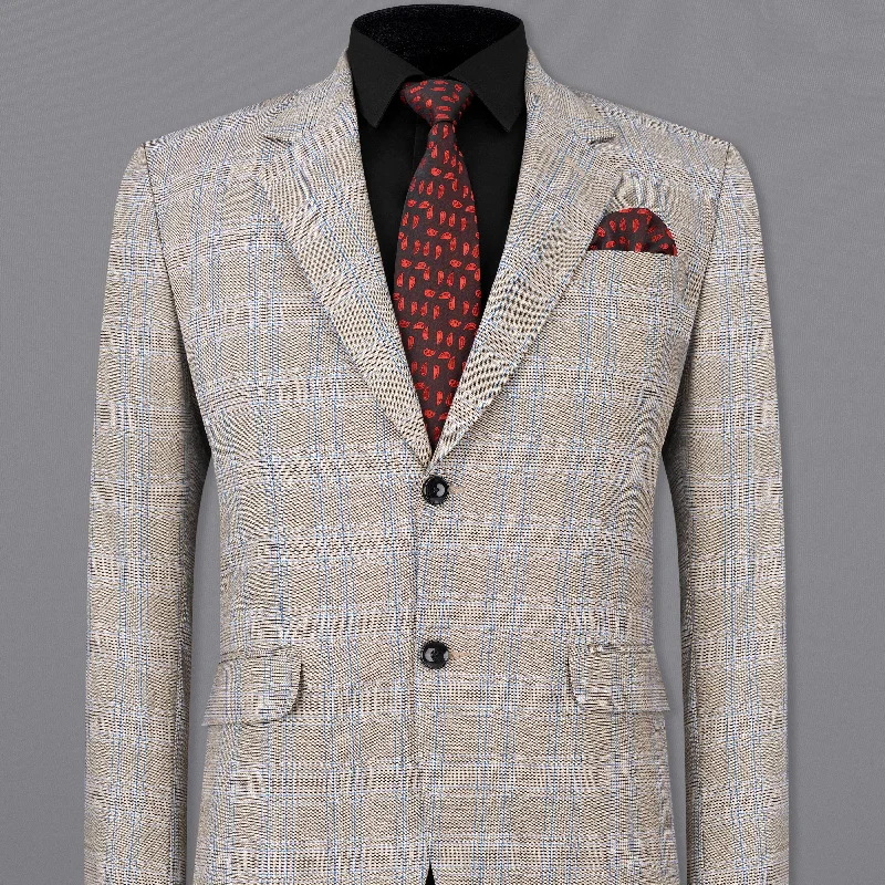 Big discounts on men’s wear – Shop now and save! Sandrift Brown with Persian Blue Plaid Single Breasted Blazer Big discounts on men’s wear – Shop now and save! Sandrift Brown with Persian Blue Plaid Single Breasted Blazer
