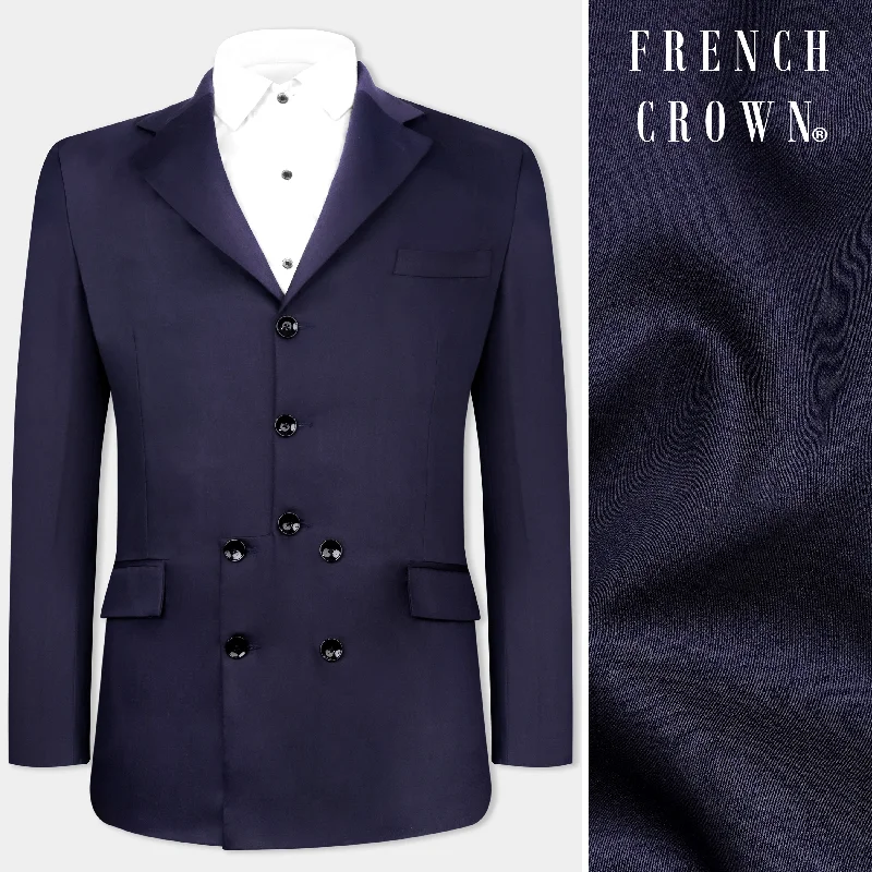 Look sharp without breaking the bank – men’s clothing sale now! Space Cadet Blue Wool Rich Designer Blazer Look sharp without breaking the bank – men’s clothing sale now! Space Cadet Blue Wool Rich Designer Blazer