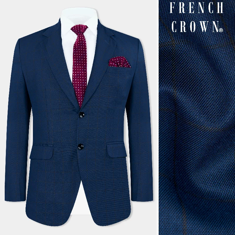 Shop stylish, comfortable men’s clothing at discounted prices. Tangaroa Blue and Subtle Black Checkered Wool Rich Blazer Shop stylish, comfortable men’s clothing at discounted prices. Tangaroa Blue and Subtle Black Checkered Wool Rich Blazer