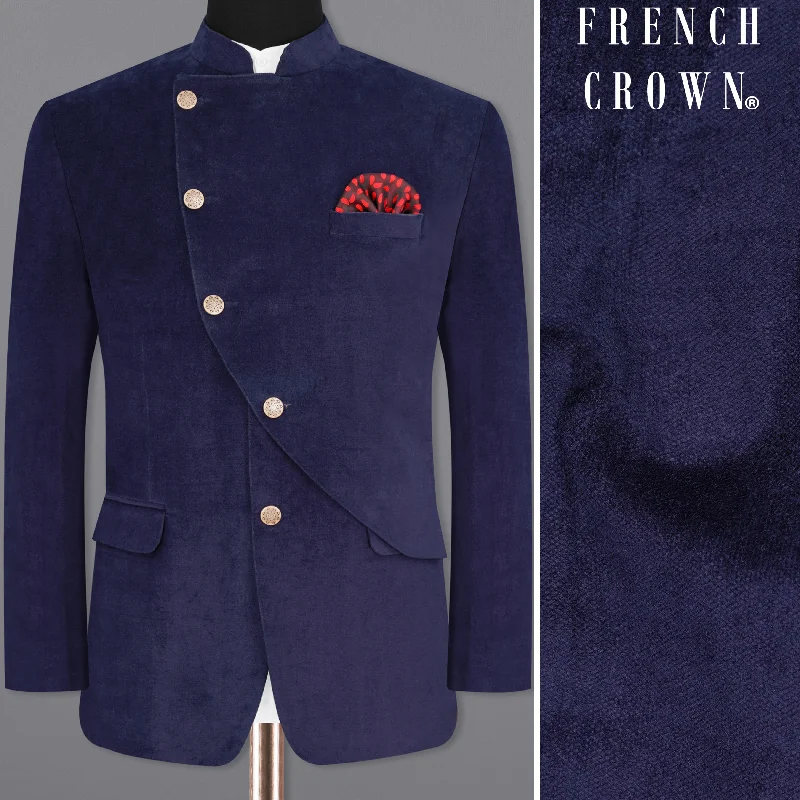 Shop new arrivals in clothing and save up to 60% off select items. Tolopea Navy Blue Cross Placket Bandhgala Corduroy Premium Cotton Designer Blazer Shop new arrivals in clothing and save up to 60% off select items. Tolopea Navy Blue Cross Placket Bandhgala Corduroy Premium Cotton Designer Blazer
