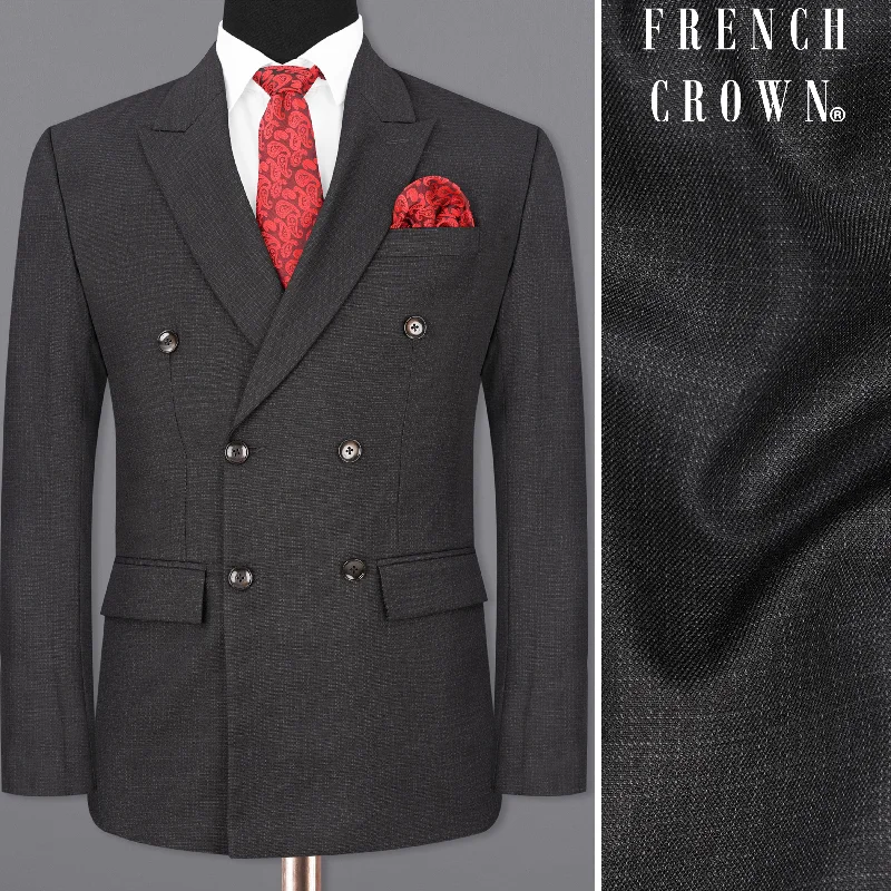 Save more with bundle deals on men’s fashion items. Tuatara Grey Double Breasted Blazer Save more with bundle deals on men’s fashion items. Tuatara Grey Double Breasted Blazer