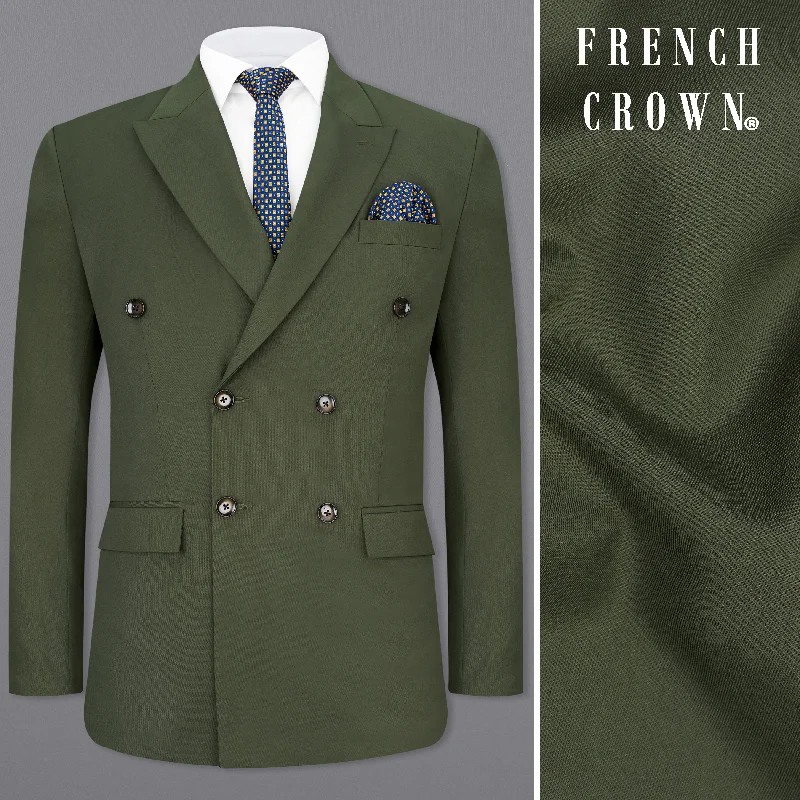 Shop now and enjoy massive savings on stylish clothing for all seasons. Twill Green Double Breasted Blazer Shop now and enjoy massive savings on stylish clothing for all seasons. Twill Green Double Breasted Blazer