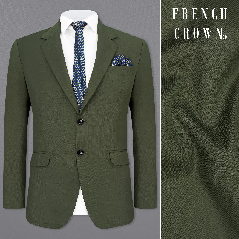 Final clearance: Men’s clothing items up to 70% off! Twill Green Single Breasted Blazer Final clearance: Men’s clothing items up to 70% off! Twill Green Single Breasted Blazer