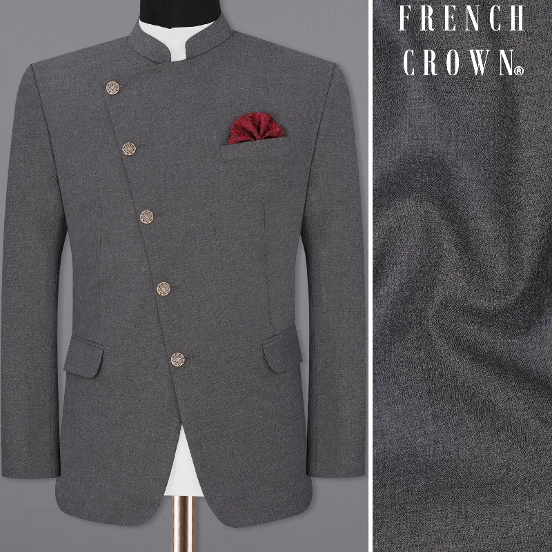 Limited-time promo – up to 70% off on men's essentials. Vampire Gray Cross Placket Bandhgala Blazer Limited-time promo – up to 70% off on men's essentials. Vampire Gray Cross Placket Bandhgala Blazer