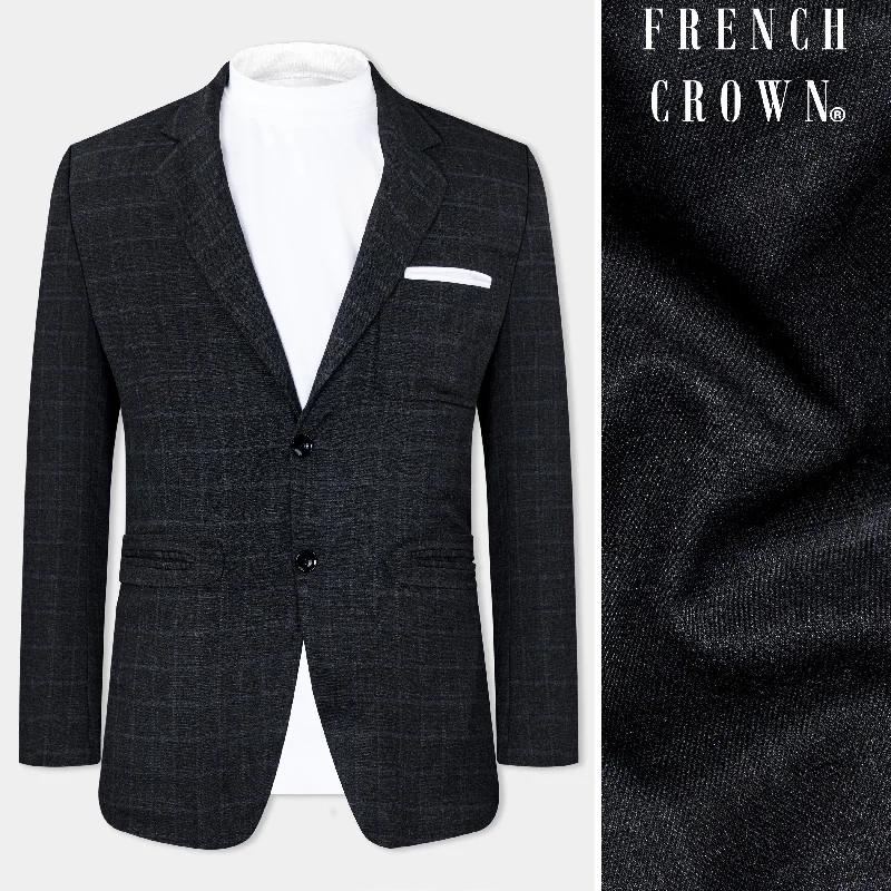 Shop the latest men’s styles at unbelievable prices. Vulcan Black with Marengo Gray Windowpane Tweed Designer Blazer Shop the latest men’s styles at unbelievable prices. Vulcan Black with Marengo Gray Windowpane Tweed Designer Blazer