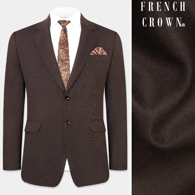 Special offers on the latest clothing collections – Don’t miss out! Woody Dark Brown Single Breasted Blazer Special offers on the latest clothing collections – Don’t miss out! Woody Dark Brown Single Breasted Blazer