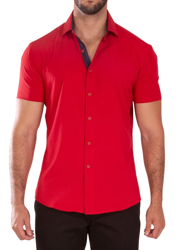 Upgrade your look with stylish, affordable men’s clothing. Performance Fit Short Sleeve Dress Shirt Red Upgrade your look with stylish, affordable men’s clothing. Performance Fit Short Sleeve Dress Shirt Red