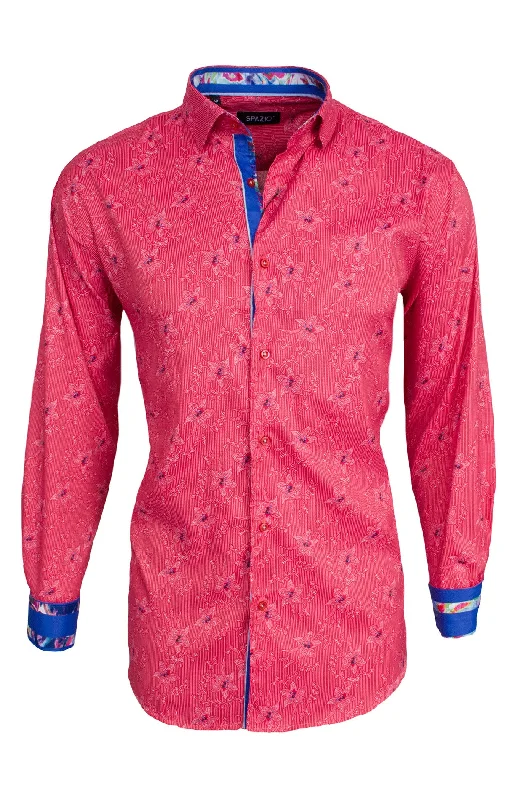 Limited-time offer!  GRANT RED LONG SLEEVE SPORT SHIRT
