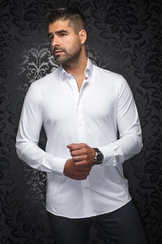 Seasonal discounts on stylish clothes – Perfect for any occasion! Au Noir Stretch Shirt | Alexander-NDL White Fuchsia Seasonal discounts on stylish clothes – Perfect for any occasion! Au Noir Stretch Shirt | Alexander-NDL White Fuchsia