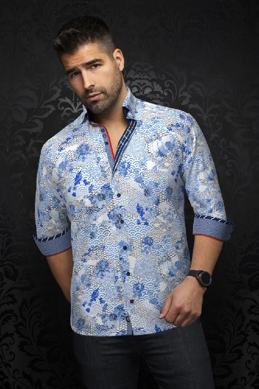 Limited-time sale: Save on all your favorite clothing items. Au Noir Stretch Shirt | Avalon Light Blue Limited-time sale: Save on all your favorite clothing items. Au Noir Stretch Shirt | Avalon Light Blue