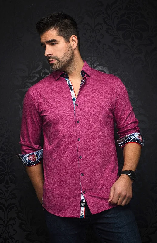 Clearance sale – shop men's clothing at discounted prices! Au Noir Stretch Shirt | Huxley Fuchsia Clearance sale – shop men's clothing at discounted prices! Au Noir Stretch Shirt | Huxley Fuchsia