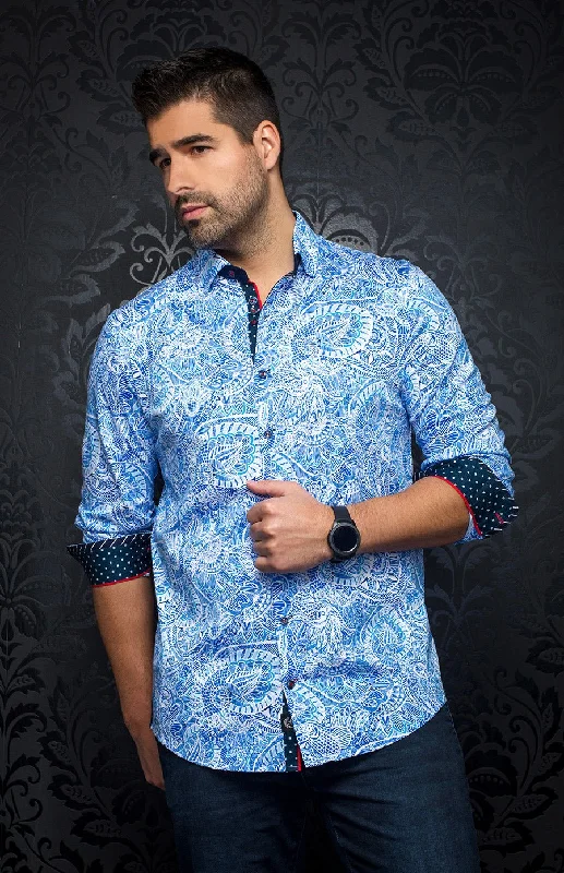 Flash sale: Save big on men's clothing this weekend! Au Noir Stretch Shirt | Kahlo Light BLue Flash sale: Save big on men's clothing this weekend! Au Noir Stretch Shirt | Kahlo Light BLue