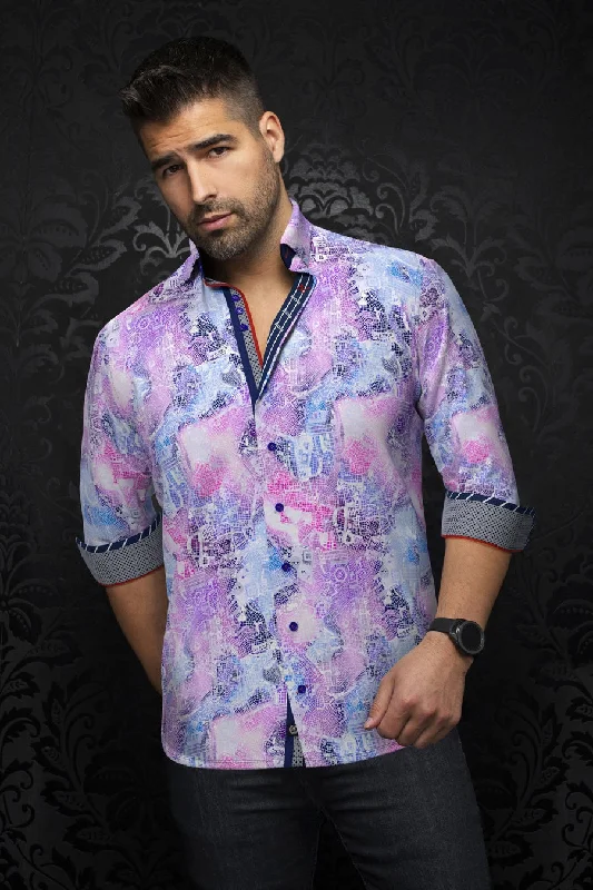 Unbeatable discounts on top-selling apparel – Only available online. Au Noir Stretch Shirt | Mirabeau Purple Unbeatable discounts on top-selling apparel – Only available online. Au Noir Stretch Shirt | Mirabeau Purple