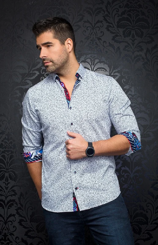 Limited-time discounts on clothing you’ll love Au Noir Stretch Shirt | Mozi White Navy Limited-time discounts on clothing you’ll love Au Noir Stretch Shirt | Mozi White Navy