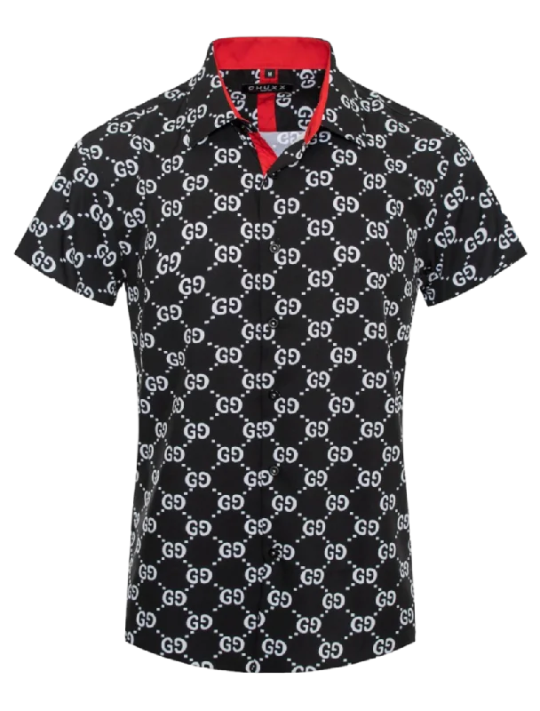 Get men’s fashion for less – shop the best deals of the year. Black GG Men's Short Sleeve Graphic Fashion Design Casual Shirt Get men’s fashion for less – shop the best deals of the year. Black GG Men's Short Sleeve Graphic Fashion Design Casual Shirt