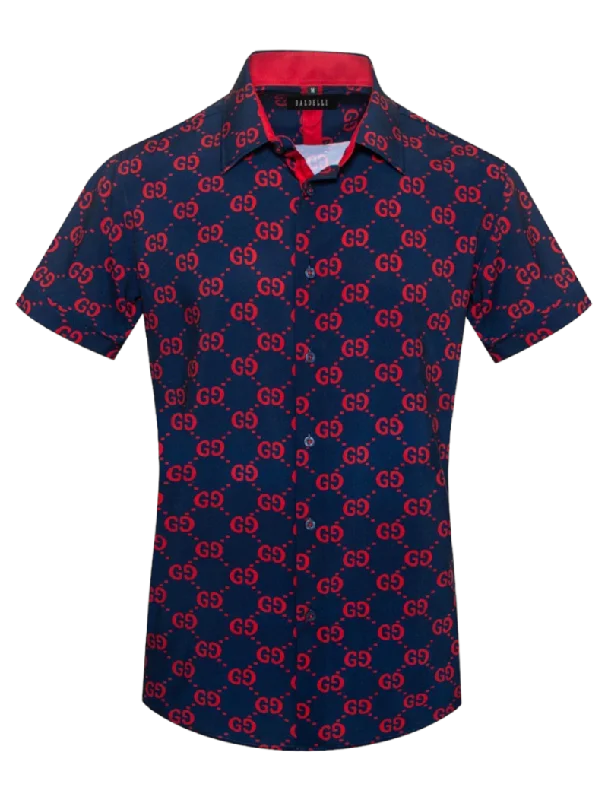 Huge deals on men’s clothing – Limited-time only! Blue and Red GG Men's Short Sleeve Graphic Fashion Design Casual Shirt Huge deals on men’s clothing – Limited-time only! Blue and Red GG Men's Short Sleeve Graphic Fashion Design Casual Shirt