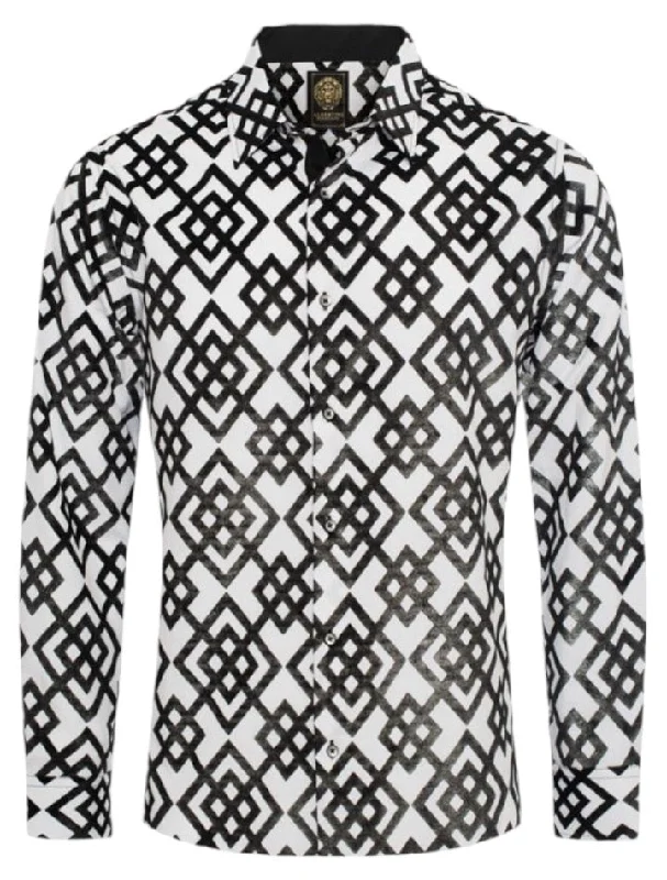 Upgrade your wardrobe with stylish clothing at discounted prices. White Casual Fashion Designer Men's Long Sleeve Dress Shirt Regular-Fit Style No: 2430 Upgrade your wardrobe with stylish clothing at discounted prices. White Casual Fashion Designer Men's Long Sleeve Dress Shirt Regular-Fit Style No: 2430