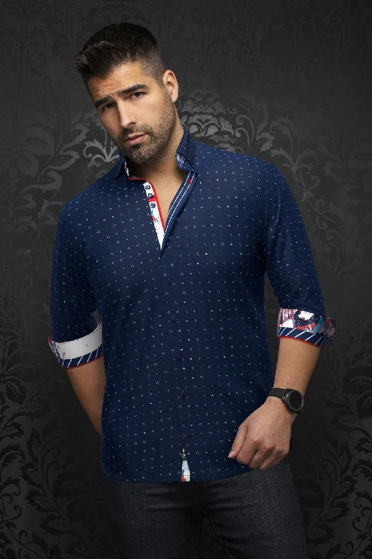 Clearance sale – shop men's clothing at discounted prices! AU NOIR | Long Sleeve Shirt | Campos Navy Clearance sale – shop men's clothing at discounted prices! AU NOIR | Long Sleeve Shirt | Campos Navy