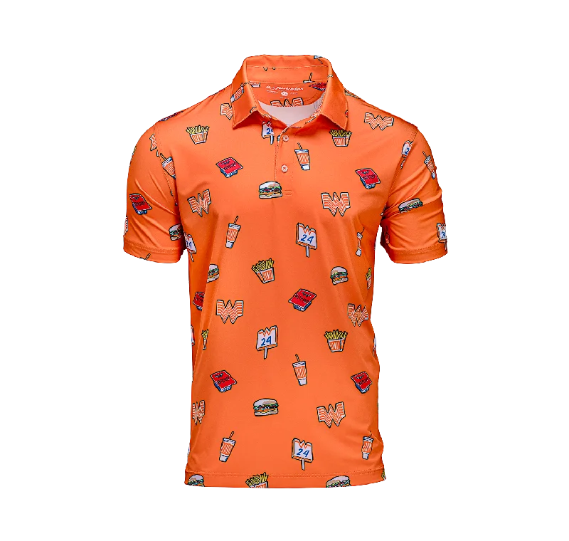 Get stylish outfits for every occasion – Shop now and save!  Chubbies® Orange Polo
