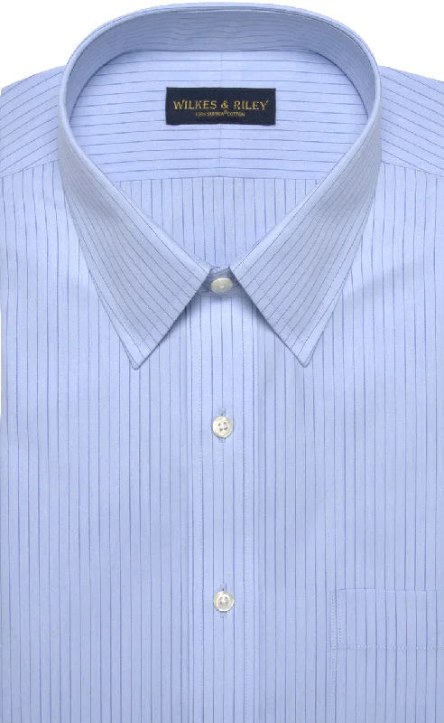 Best deals fashion – Don’t miss the latest clothing discounts. Classic Fit Blue Stripe Point Collar Supima® Cotton Non-Iron Broadcloth Dress Shirt Best deals fashion – Don’t miss the latest clothing discounts. Classic Fit Blue Stripe Point Collar Supima® Cotton Non-Iron Broadcloth Dress Shirt