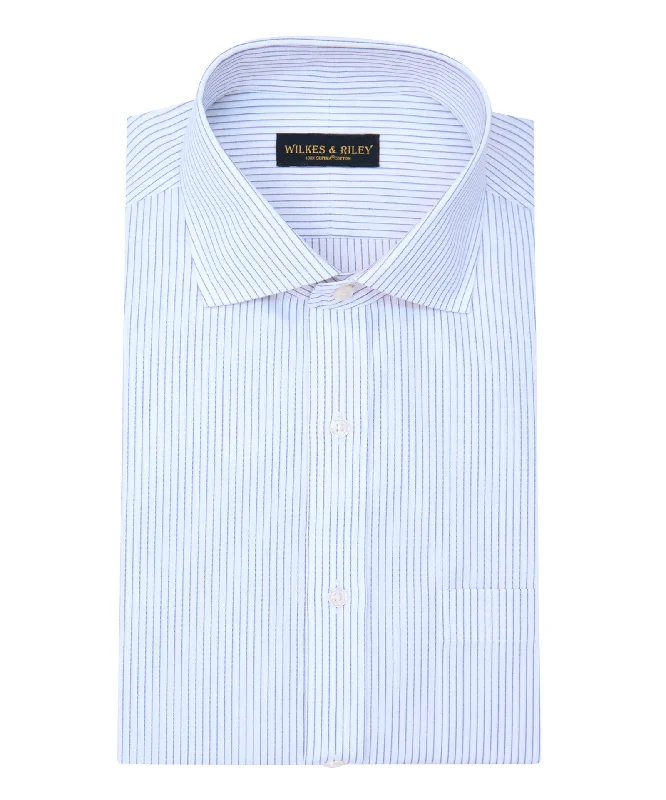 Shop stylish men’s clothing and enjoy amazing discounts. Classic Fit Grey Stripe English Spread Collar Supima® Cotton Non-Iron broadcloth Dress Shirt Shop stylish men’s clothing and enjoy amazing discounts. Classic Fit Grey Stripe English Spread Collar Supima® Cotton Non-Iron broadcloth Dress Shirt