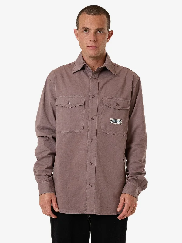 Shop now for the latest fashion trends and enjoy special promotions! Double Meaning Long Sleeve Shirt - Dove Shop now for the latest fashion trends and enjoy special promotions! Double Meaning Long Sleeve Shirt - Dove