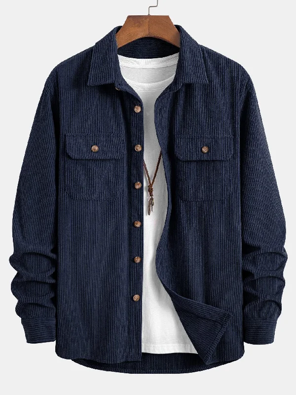 Shop men’s clothing now and enjoy amazing savings.  Double Pocket Corduroy Shirt