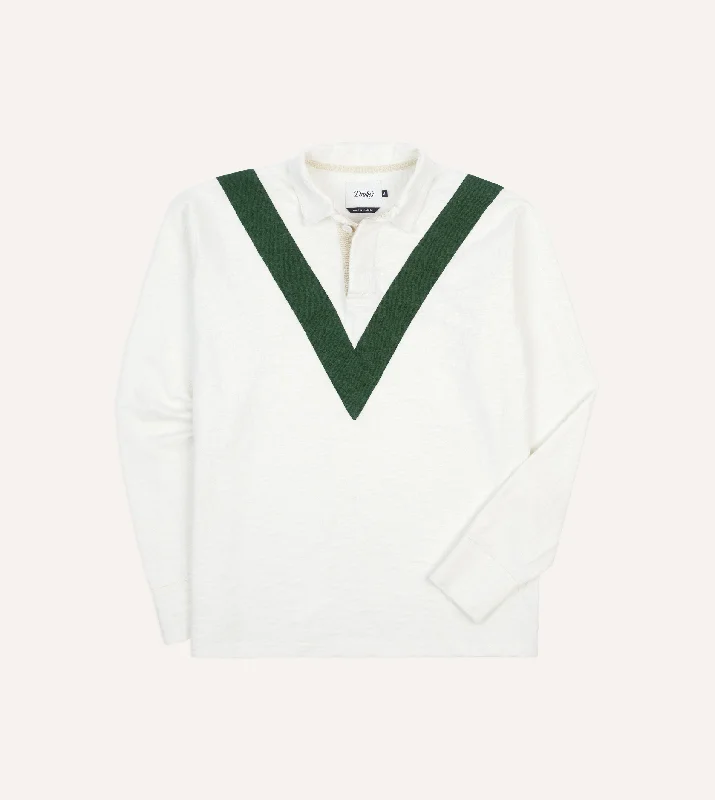 Shop trendy clothing for every season – Special promotion today. Ecru and Green Chevron Cotton Rugby Shirt Shop trendy clothing for every season – Special promotion today. Ecru and Green Chevron Cotton Rugby Shirt