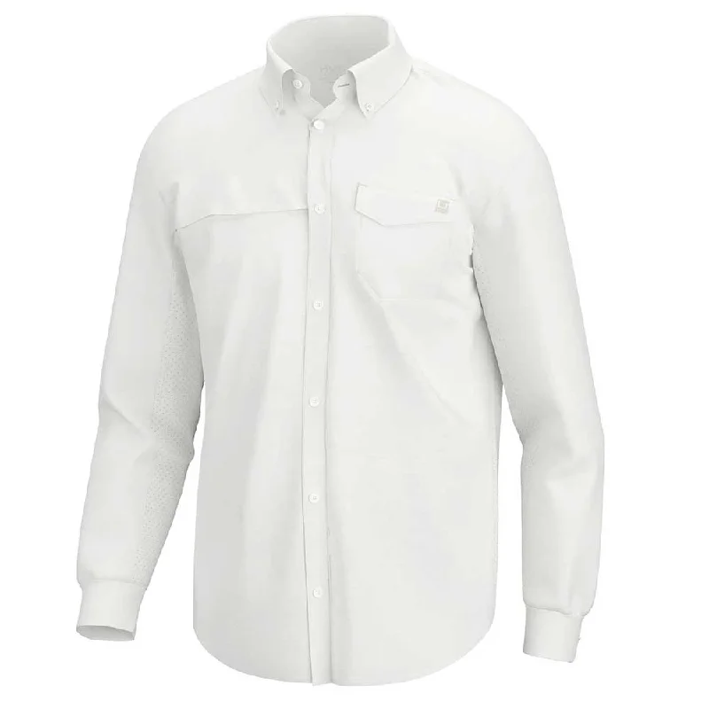 Flash deals on men’s clothing – Grab yours today! Huk Tide Point Long Sleeve Sport Shirt - White Flash deals on men’s clothing – Grab yours today! Huk Tide Point Long Sleeve Sport Shirt - White