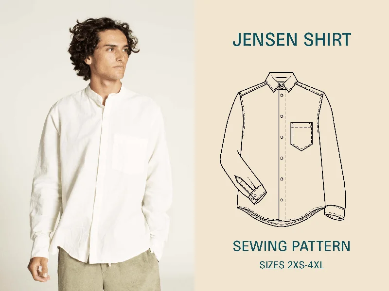 End-of-season sale – men’s clothing essentials up to 60% off! Jensen Shirt sewing pattern End-of-season sale – men’s clothing essentials up to 60% off! Jensen Shirt sewing pattern