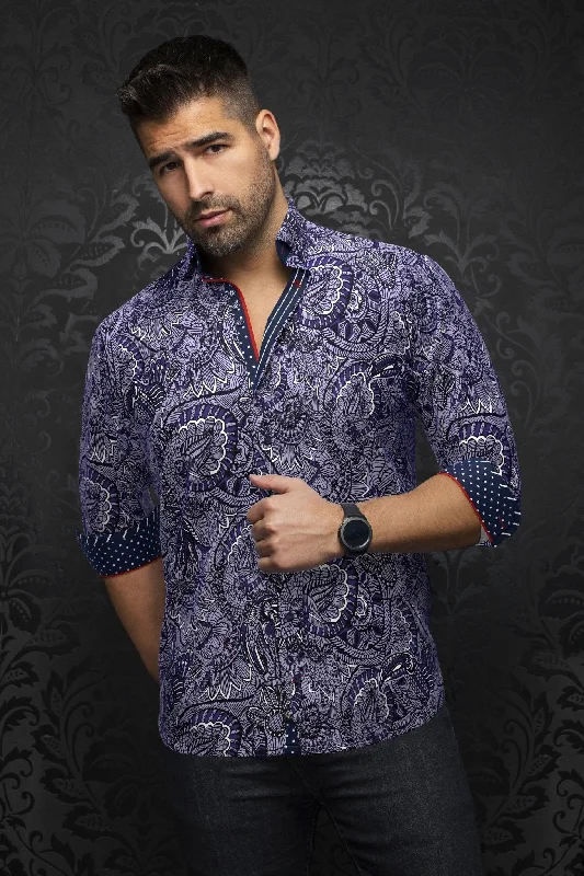 Shop the latest men's clothing trends at a fraction of the price. AU NOIR | Long Sleeve Shirt | Kahlo Lavender Shop the latest men's clothing trends at a fraction of the price. AU NOIR | Long Sleeve Shirt | Kahlo Lavender