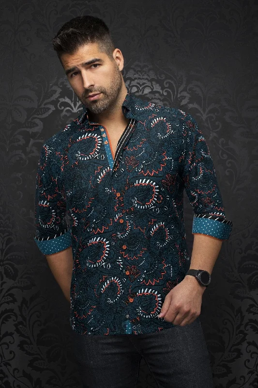 Save up to 60% on new arrivals in clothing – Shop now! AU NOIR | Long Sleeve Shirt | Kahlo Teal Save up to 60% on new arrivals in clothing – Shop now! AU NOIR | Long Sleeve Shirt | Kahlo Teal