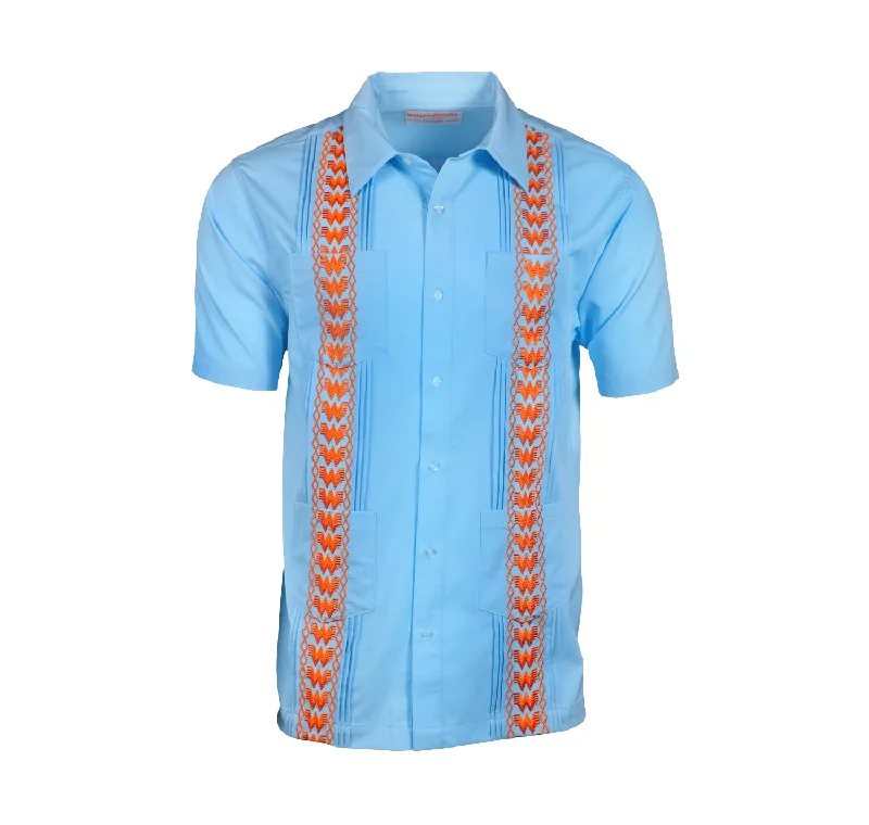 Shop the latest fashion trends with huge savings on all clothing. Light Blue Guayabera Shop the latest fashion trends with huge savings on all clothing. Light Blue Guayabera