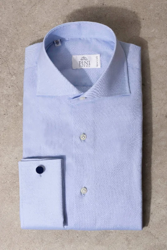 Shop stylish, comfortable men’s clothing at discounted prices. Light blue Shirt with double cuff - Made In Italy Shop stylish, comfortable men’s clothing at discounted prices. Light blue Shirt with double cuff - Made In Italy