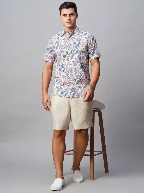 Flash sale: Men’s clothing essentials at irresistible prices! Men's Blue Cotton Regular Fit Printed Shirt Flash sale: Men’s clothing essentials at irresistible prices! Men's Blue Cotton Regular Fit Printed Shirt