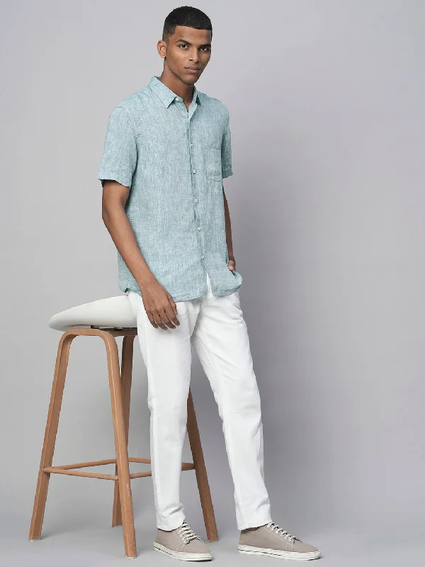 Best clothing deals . – Save up to 70% on trendy styles. Men's Dark Blue 100% Linen Regular Fit Short Sleeved Shirt Best clothing deals . – Save up to 70% on trendy styles. Men's Dark Blue 100% Linen Regular Fit Short Sleeved Shirt