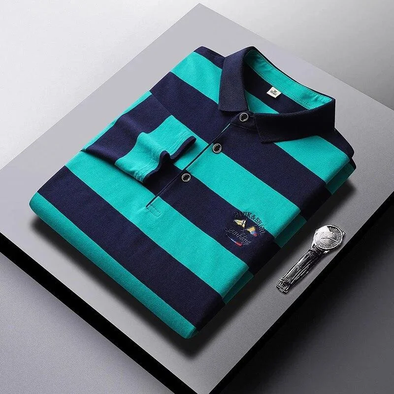 Shop affordable clothing for every season – Big savings this weekend only! Men Cotton Embroidered Striped Polo Shop affordable clothing for every season – Big savings this weekend only! Men Cotton Embroidered Striped Polo