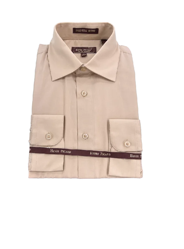Shop the best fashion at prices you can’t beat. Men's tan long sleeves dress shirt spread collar convertible cuff regular fit Shop the best fashion at prices you can’t beat. Men's tan long sleeves dress shirt spread collar convertible cuff regular fit