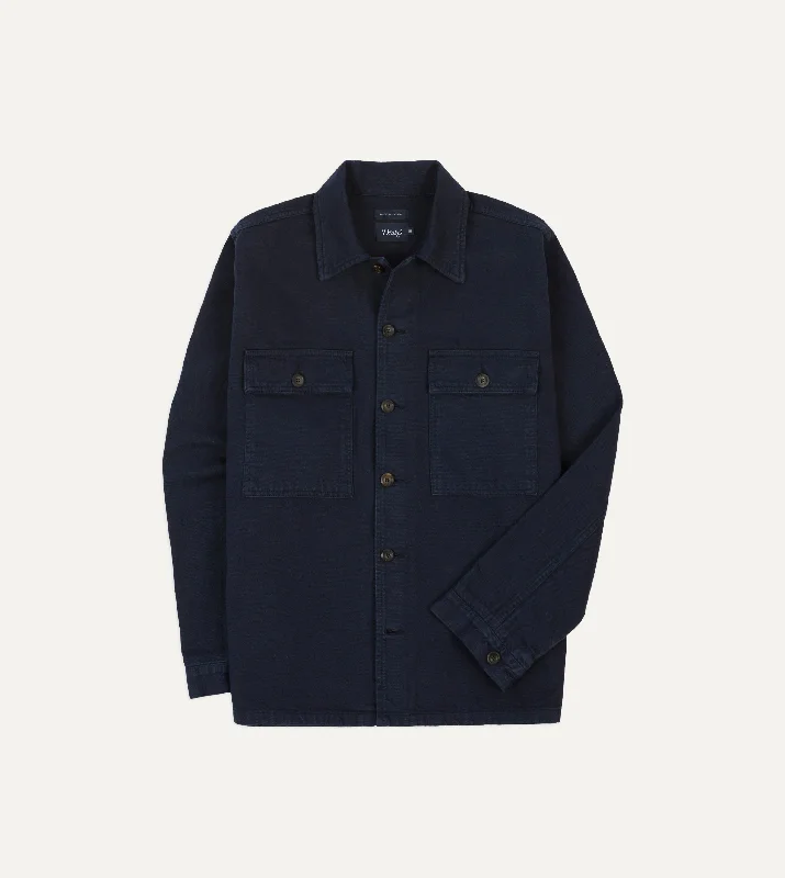 Time to upgrade your wardrobe – shop men’s fashion on sale.  Navy Cotton Field Shirt